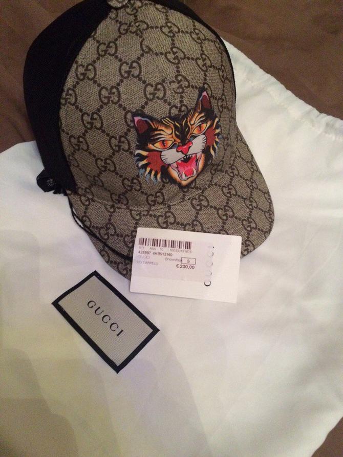 Gucci cat sales cap