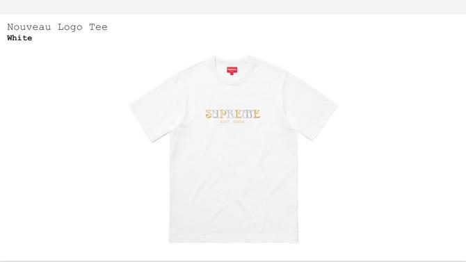 supreme nouveau tee