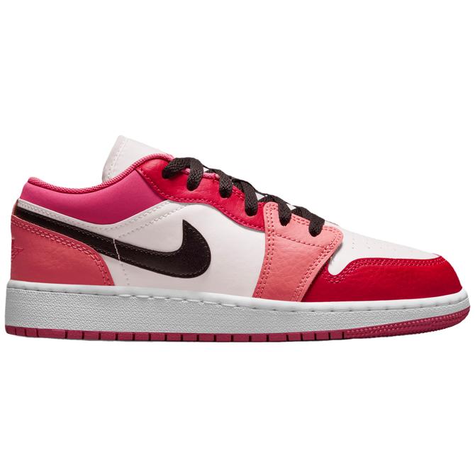 pink and red jordan 1