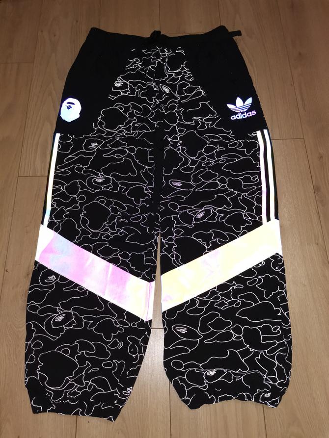 Adidas bape sales reflective