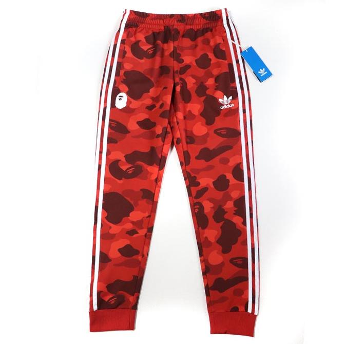 Adidas bape sale red