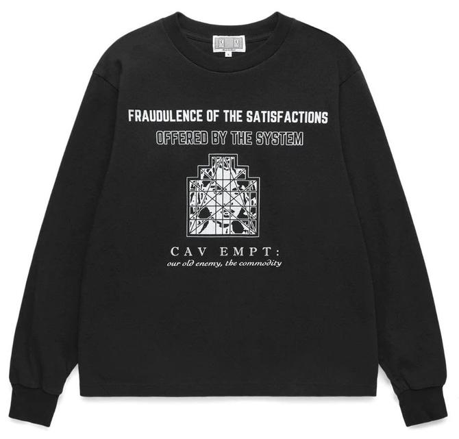 Cav Empt The System Long Sleeve Black L