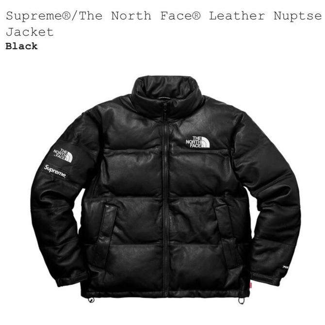 leather north face