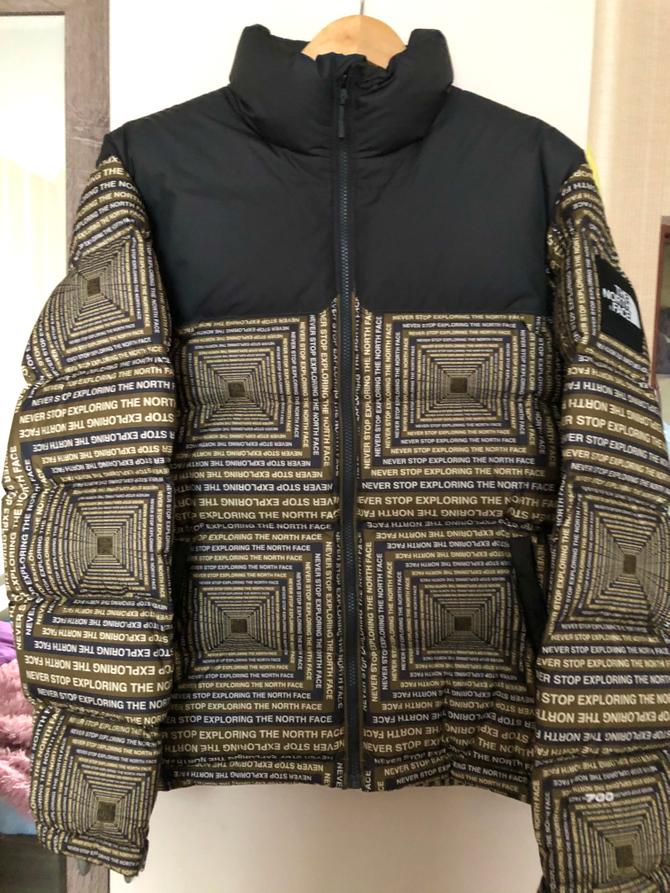 The north face 1992 clearance nuptse jacket in lcd print