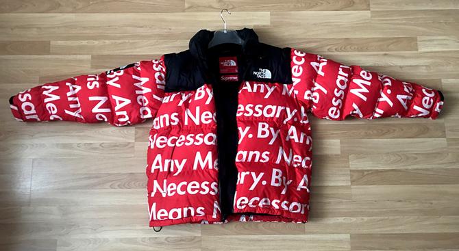 Supreme x north face sale jacket by any means necessary