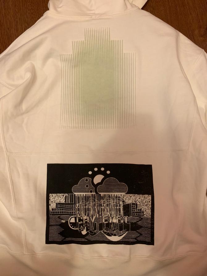 Cav Empt Cav empt white hoodie themarket