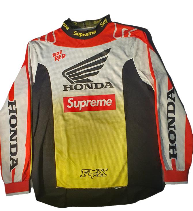 Купить безопасно Supreme Supreme Honda Fox Racing Moto Jersey Top |  themarket