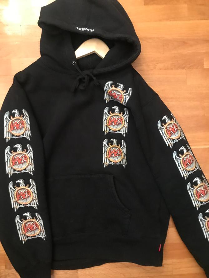 Supreme deals slayer hoodie